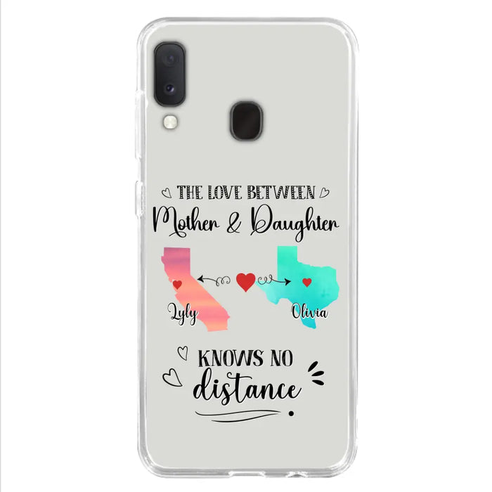 Custom Personalized Mother Daughter Long Distance Phone Case - Gift Idea For Mother And Daughter - Case For iPhone And Samsung