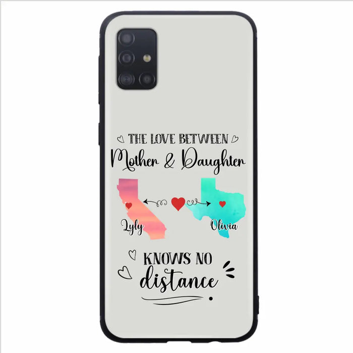 Custom Personalized Mother Daughter Long Distance Phone Case - Gift Idea For Mother And Daughter - Case For iPhone And Samsung