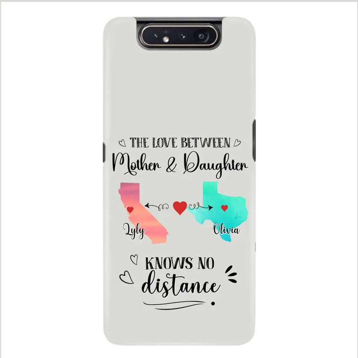 Custom Personalized Mother Daughter Long Distance Phone Case - Gift Idea For Mother And Daughter - Case For iPhone And Samsung