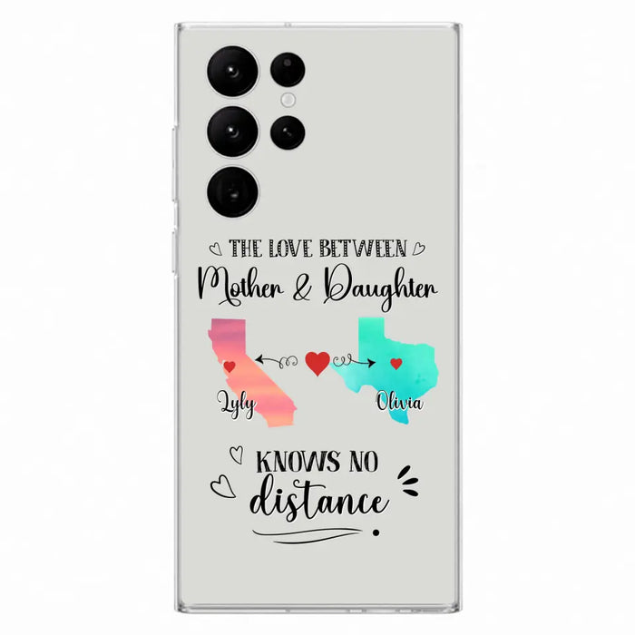 Custom Personalized Mother Daughter Long Distance Phone Case - Gift Idea For Mother And Daughter - Case For iPhone And Samsung