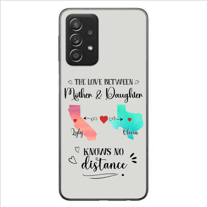 Custom Personalized Mother Daughter Long Distance Phone Case - Gift Idea For Mother And Daughter - Case For iPhone And Samsung