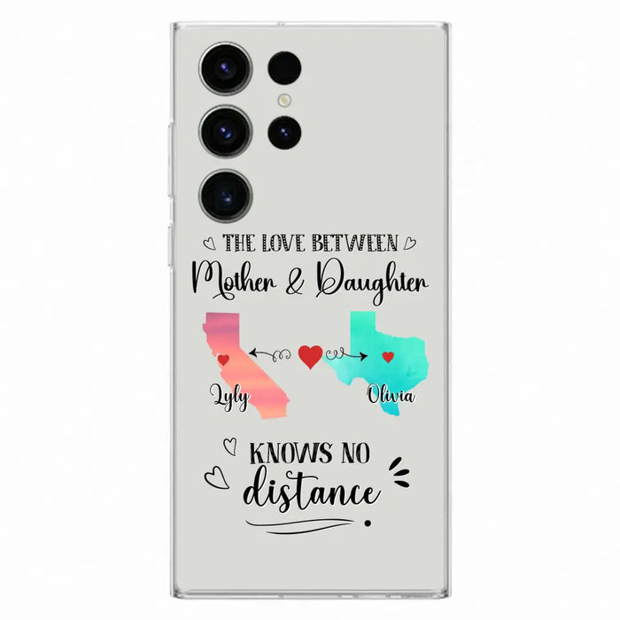 Custom Personalized Mother Daughter Long Distance Phone Case - Gift Idea For Mother And Daughter - Case For iPhone And Samsung