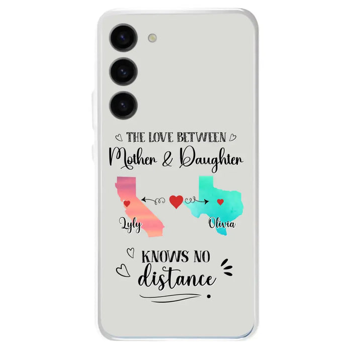 Custom Personalized Mother Daughter Long Distance Phone Case - Gift Idea For Mother And Daughter - Case For iPhone And Samsung