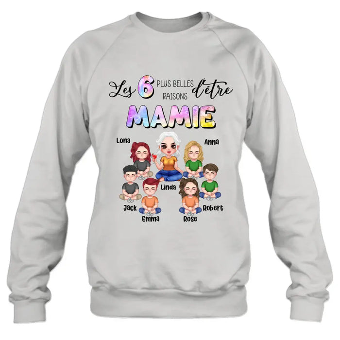 Custom Personalized Grandma Shirt/Hoodie - Upto 6 Kids - Mother's Day Gift Idea for Mom/Grandma - Les 6 Plus Belles
Raisons D'être
Mamie