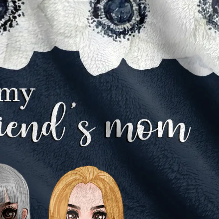 Personalized To My Boyfriend's Mom Quilt/Fleece Throw Blanket - Gift Idea For Mother's Day - I Am Grateful For You