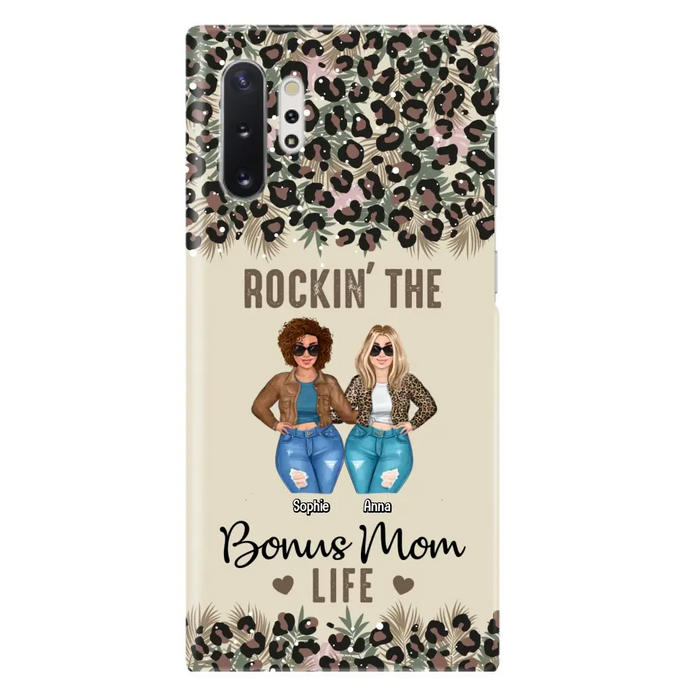 Custom Personalized Bonus Mom Phone Case - Gift Idea For Mother's Day - Rockin' The Bonus Mom Life - Case For iPhone & Samsung