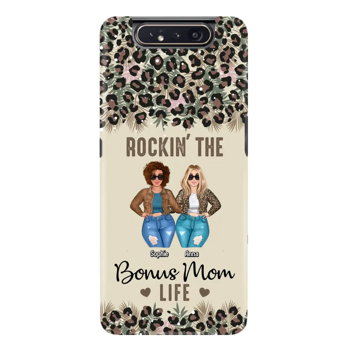 Custom Personalized Bonus Mom Phone Case - Gift Idea For Mother's Day - Rockin' The Bonus Mom Life - Case For iPhone & Samsung