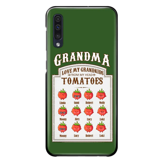 Custom Personalized Grandma Tomatoes Phone Case - Gift Idea For Mother's Day/Grandma- Upto 12 Tomatoes - Case For iPhone/ Samsung