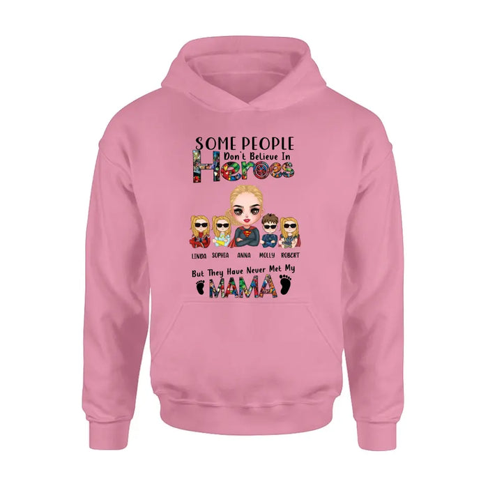 Custom Personalize Mother's Day Shirt/Hoodie - Upto 4 Kids - Gift Idea For Grandma/Mother's Day - You're Welcome