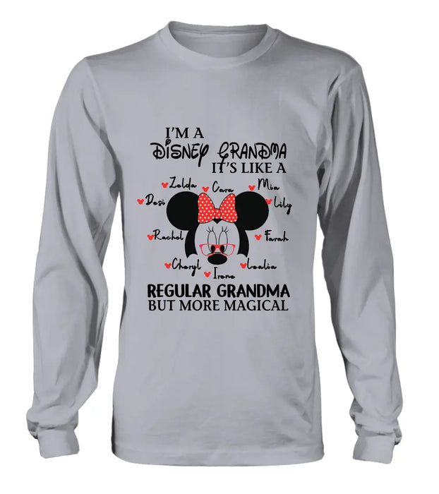 Custom Personalized Magical Grandma Shirt - Upto 10 Kids - Mother's Day Gift Idea for Mom/Grandma - It's Like A Regular Grandma But More Magical