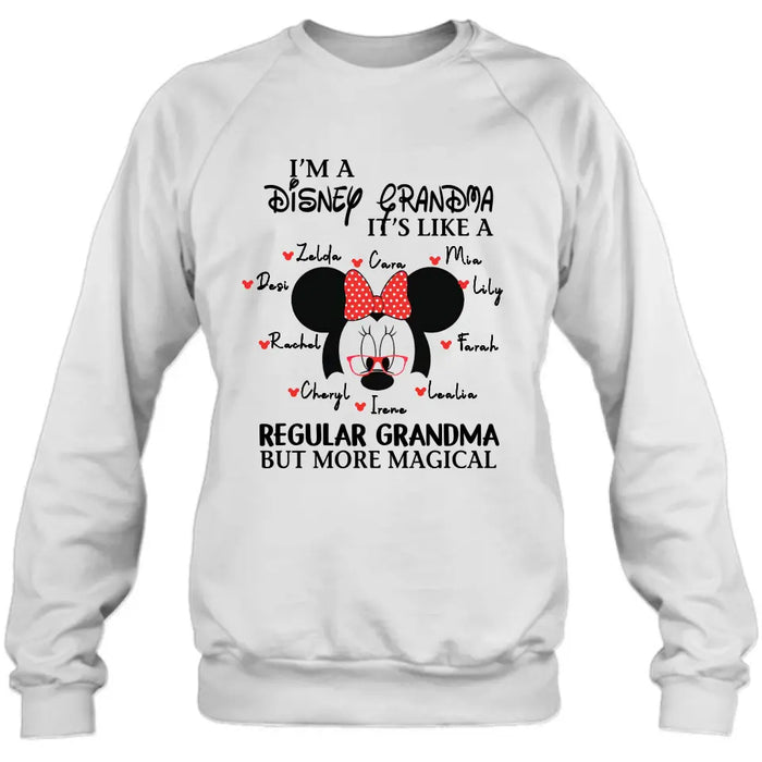 Custom Personalized Magical Grandma Shirt - Upto 10 Kids - Mother's Day Gift Idea for Mom/Grandma - It's Like A Regular Grandma But More Magical