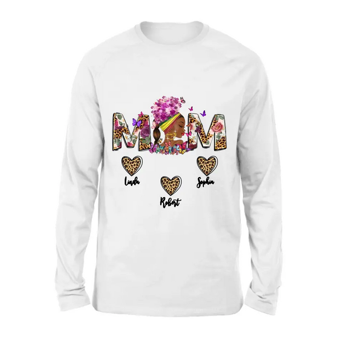 Custom Personalized Mom Shirt/ Hoodie - Gift Idea For Mom/Mother's Day - Upto 10 Kids