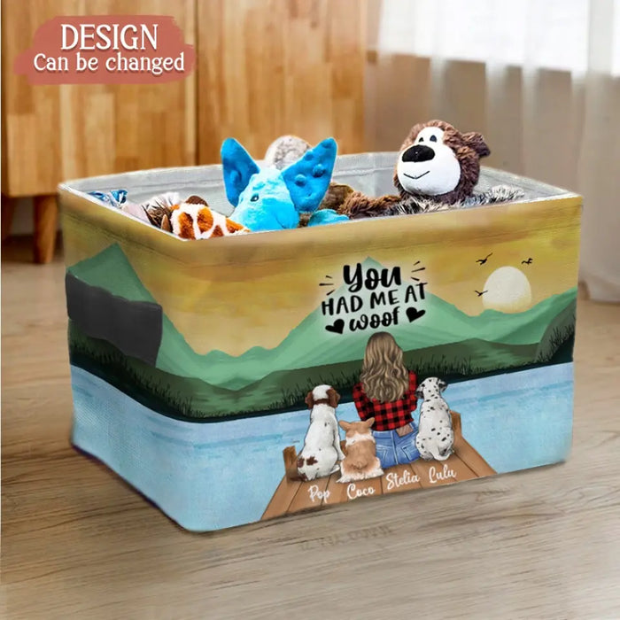 Custom Personalized Dog Mom Storage Box - 
Upto 5 Dogs - Mother's Day Gift For Dog Lovers - Rockin' The Dog Mom Life