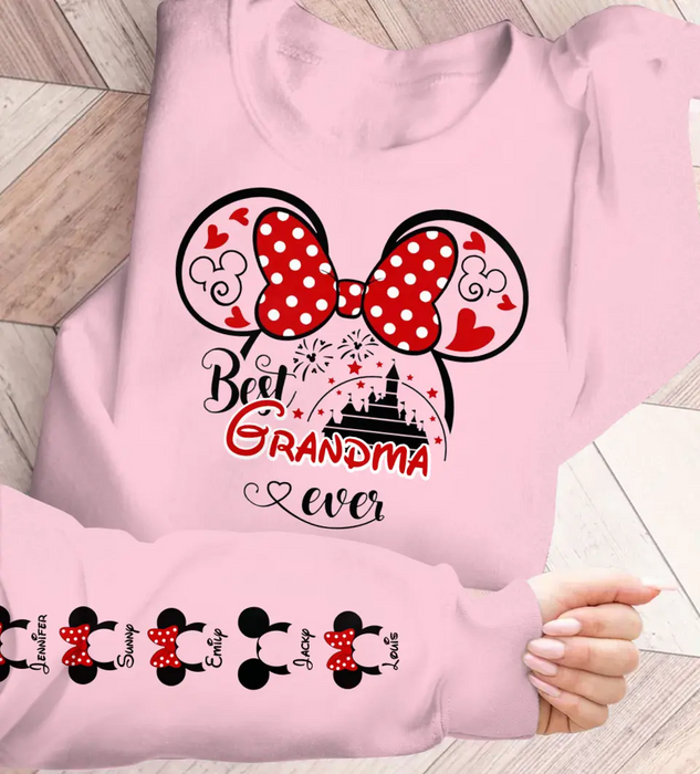 Custom Personalized Grandma/Mom AOP Sweater - Upto 10 Kids - Mother's Day Gift Idea For Grandma/ Mother