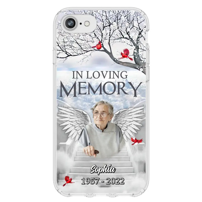 Custom Personalized Memorial Phone Case - Upload Photo - Memorial Gift Idea For Family - In Loving Memory - Case For iPhone & Samsung