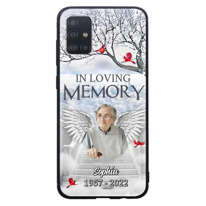 Custom Personalized Memorial Phone Case - Upload Photo - Memorial Gift Idea For Family - In Loving Memory - Case For iPhone & Samsung