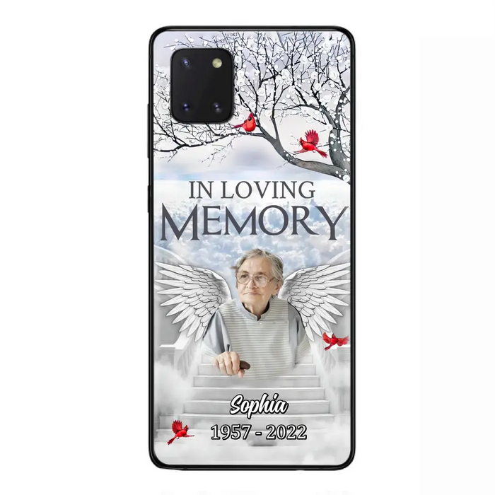 Custom Personalized Memorial Phone Case - Upload Photo - Memorial Gift Idea For Family - In Loving Memory - Case For iPhone & Samsung