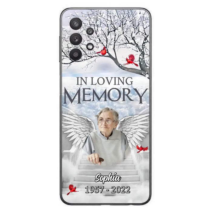 Custom Personalized Memorial Phone Case - Upload Photo - Memorial Gift Idea For Family - In Loving Memory - Case For iPhone & Samsung