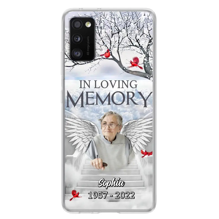 Custom Personalized Memorial Phone Case - Upload Photo - Memorial Gift Idea For Family - In Loving Memory - Case For iPhone & Samsung