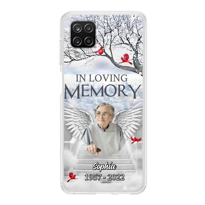 Custom Personalized Memorial Phone Case - Upload Photo - Memorial Gift Idea For Family - In Loving Memory - Case For iPhone & Samsung