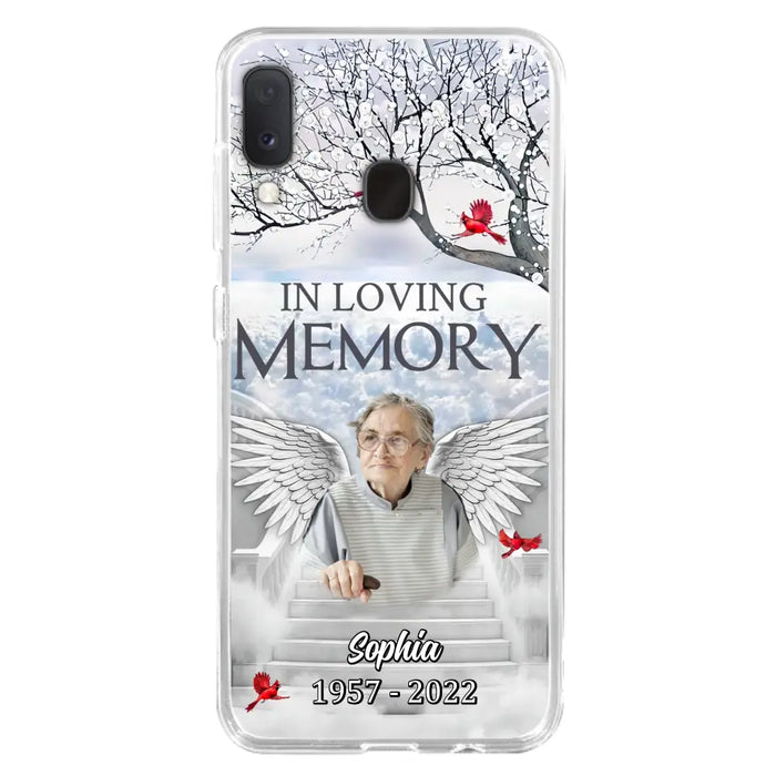 Custom Personalized Memorial Phone Case - Upload Photo - Memorial Gift Idea For Family - In Loving Memory - Case For iPhone & Samsung