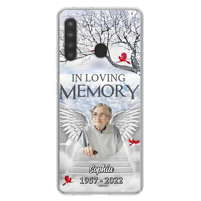 Custom Personalized Memorial Phone Case - Upload Photo - Memorial Gift Idea For Family - In Loving Memory - Case For iPhone & Samsung