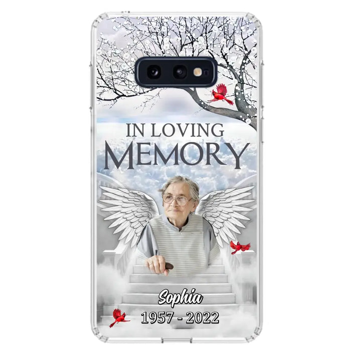 Custom Personalized Memorial Phone Case - Upload Photo - Memorial Gift Idea For Family - In Loving Memory - Case For iPhone & Samsung