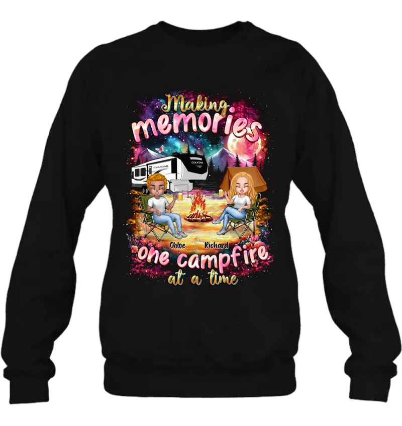 Personalized Camping Shirt/Hoodie - Camping Lovers Gift Idea - Making Memories One Campfire At A Time