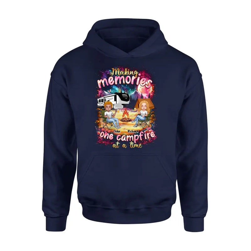 Personalized Camping Shirt/Hoodie - Camping Lovers Gift Idea - Making Memories One Campfire At A Time