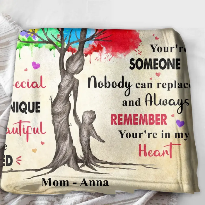 Custom Personalized To My Daughter Quilt/ Fleece Throw Blanket/Pillow Cover - Gift Idea From Mother To Daughter - Always Remember You're Special