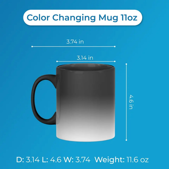 Custom Personalized Funny Color Changing Beverage Mug - Upto 10 Children - Funny Gift Idea for Mother's Day/Father's Day