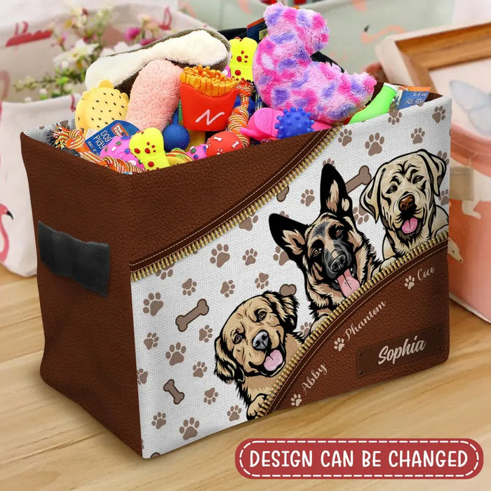 Custom Personalized Pet Storage Box - 
Upto 3 Dogs/Cats - Mother's Day/Father's Day Gift for Dog/Cat Lovers