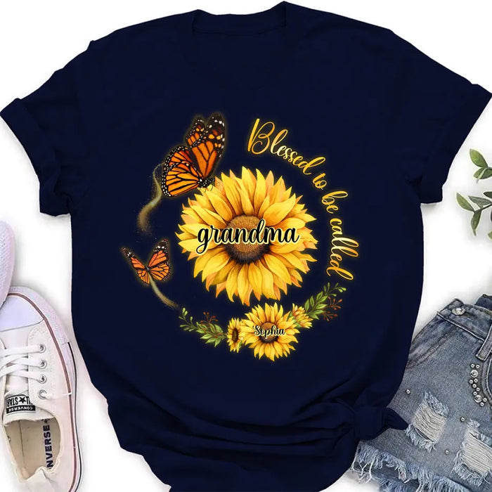 Custom Personalized Sunflower Shirt/ Hoodie - Up to 10 Kids - Mother's Day Gift Idea for Mom/Grandma