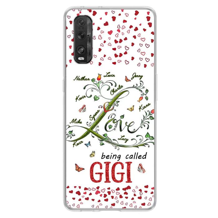 Custom Personalized Grandma Phone Case - Upto 10 Kids - Mother's Day Gift Idea For Grandma - Love Being Called Grandma - Case For Oppo/ Huawei/ Xiaomi