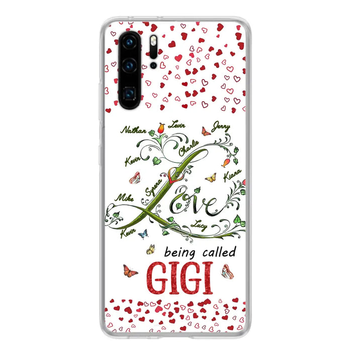 Custom Personalized Grandma Phone Case - Upto 10 Kids - Mother's Day Gift Idea For Grandma - Love Being Called Grandma - Case For Oppo/ Huawei/ Xiaomi