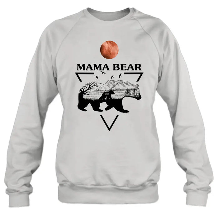 Custom Personalized Mama Bear Shirt/ Hoodie - Upto 5 Kids - Mother's Day Gift Idea