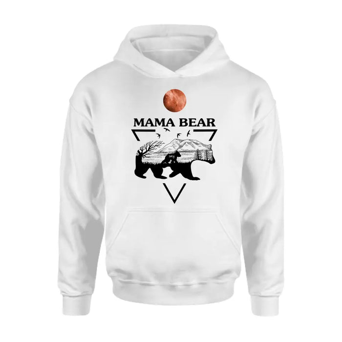 Custom Personalized Mama Bear Shirt/ Hoodie - Upto 5 Kids - Mother's Day Gift Idea