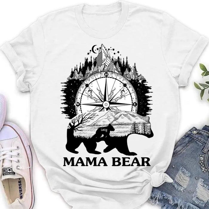 Custom Personalized Mama Bear Shirt/ Hoodie - Upto 5 Kids - Gift Idea For Mother's Day