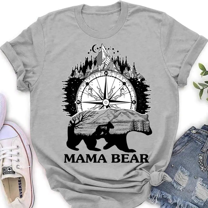 Custom Personalized Mama Bear Shirt/ Hoodie - Upto 5 Kids - Gift Idea For Mother's Day