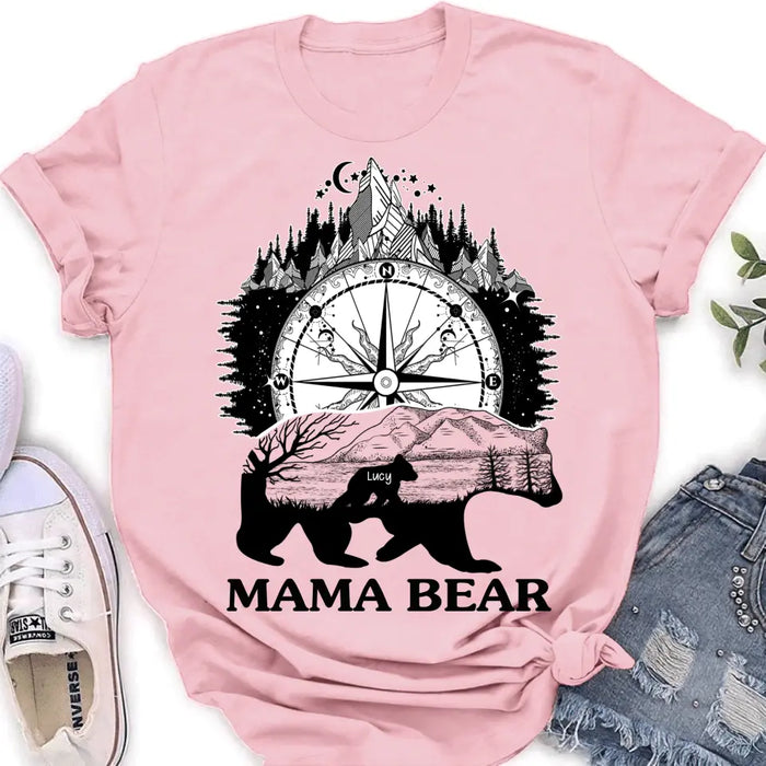 Custom Personalized Mama Bear Shirt/ Hoodie - Upto 5 Kids - Gift Idea For Mother's Day