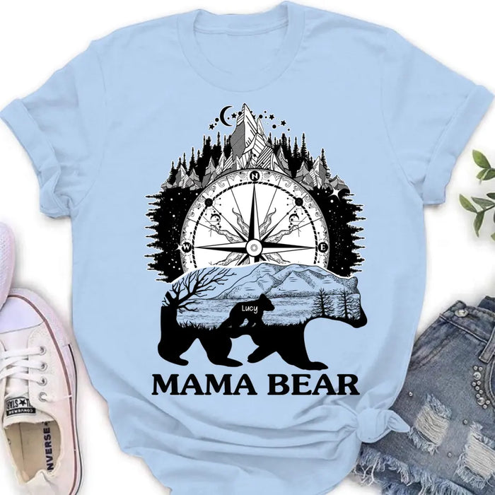 Custom Personalized Mama Bear Shirt/ Hoodie - Upto 5 Kids - Gift Idea For Mother's Day