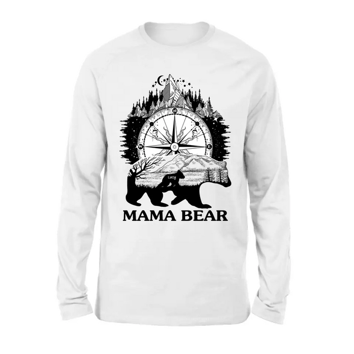 Custom Personalized Mama Bear Shirt/ Hoodie - Upto 5 Kids - Gift Idea For Mother's Day