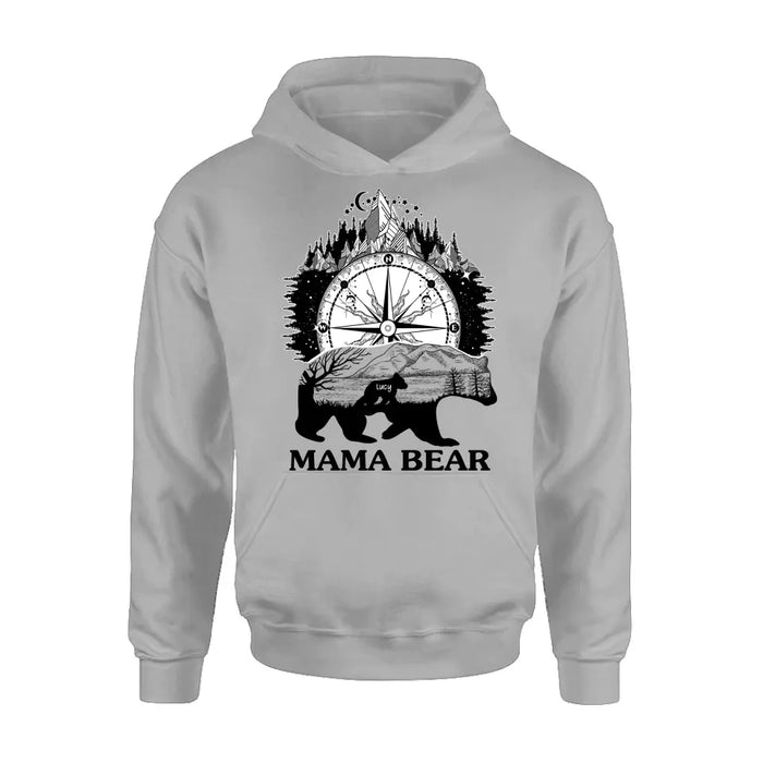 Custom Personalized Mama Bear Shirt/ Hoodie - Upto 5 Kids - Gift Idea For Mother's Day