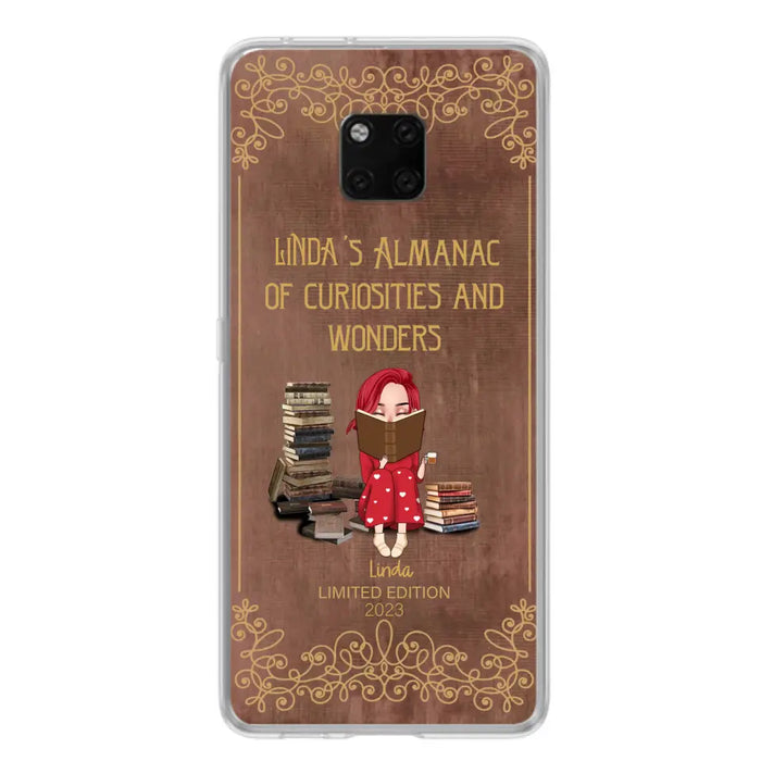 Custom Personalized Reading Girl Phone Case - Gift Idea For Reading Lovers - Almanac Of Curiosities - Cases For Oppo/Xiaomi/Huawei