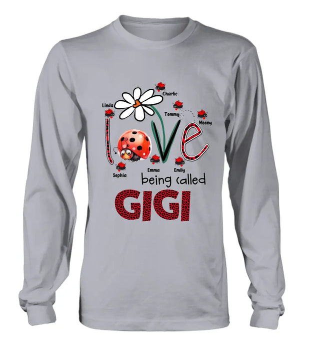 Custom Personalized Grandma Shirt/ Hoodie - Upto 7 Kids - Mother's Day Gift Idea For Grandma - Love Being Called Gigi