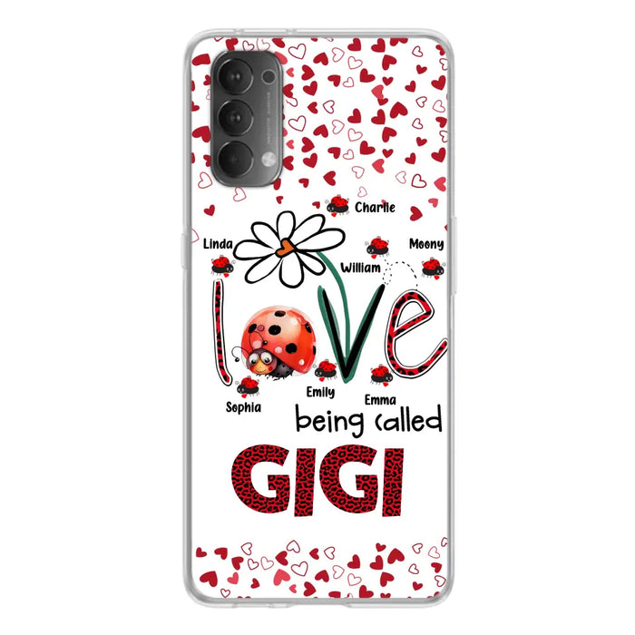 Custom Personalized Grandma Phone Case - Gift Idea For Grandma - Upto 7 Kids - Love Being Called Gigi - Cases For Oppo/Xiaomi/Huawei