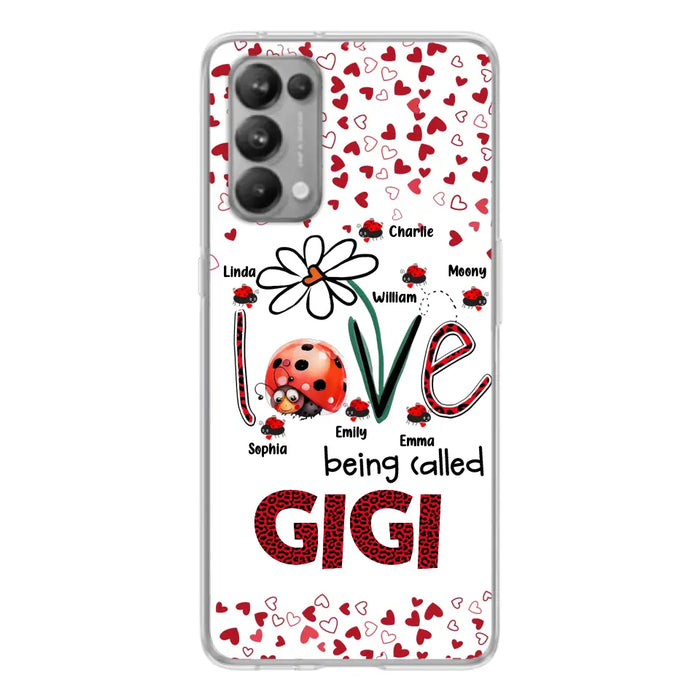 Custom Personalized Grandma Phone Case - Gift Idea For Grandma - Upto 7 Kids - Love Being Called Gigi - Cases For Oppo/Xiaomi/Huawei