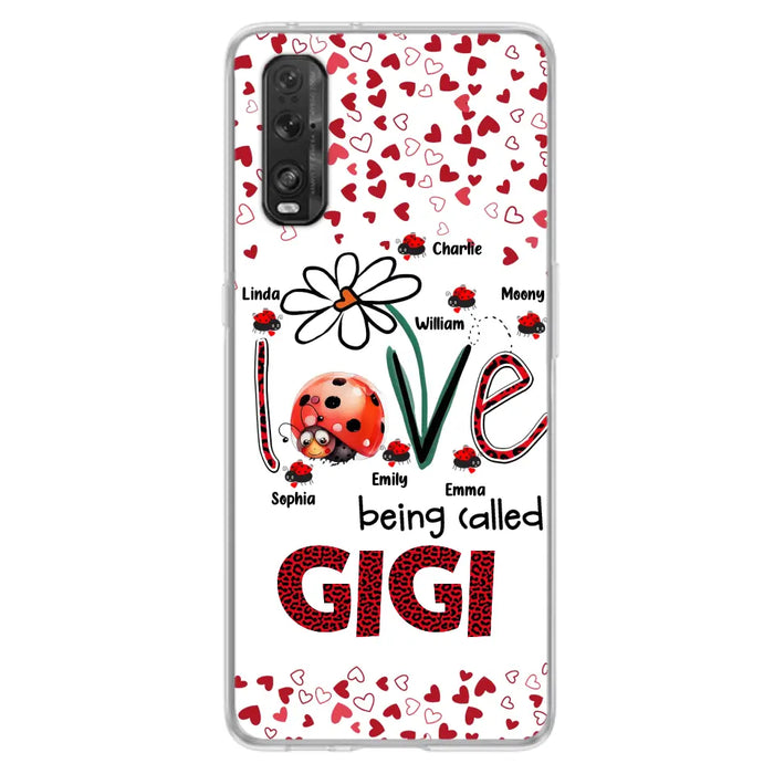 Custom Personalized Grandma Phone Case - Gift Idea For Grandma - Upto 7 Kids - Love Being Called Gigi - Cases For Oppo/Xiaomi/Huawei