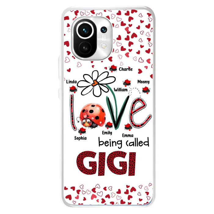 Custom Personalized Grandma Phone Case - Gift Idea For Grandma - Upto 7 Kids - Love Being Called Gigi - Cases For Oppo/Xiaomi/Huawei