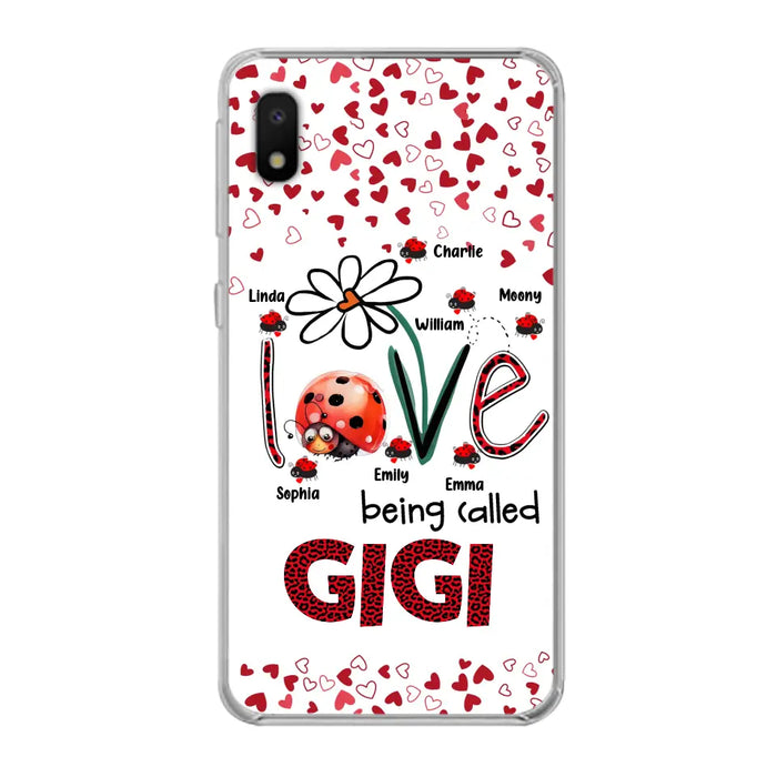 Custom Personalized Grandma Phone Case - Gift Idea For Grandma - Upto 7 Kids - Love Being Called Gigi - Cases For iPhone/Samsung